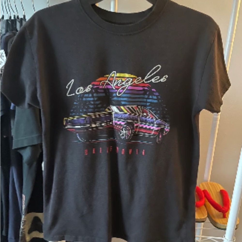 Los Angeles Graphic Kids T-Shirt - Black